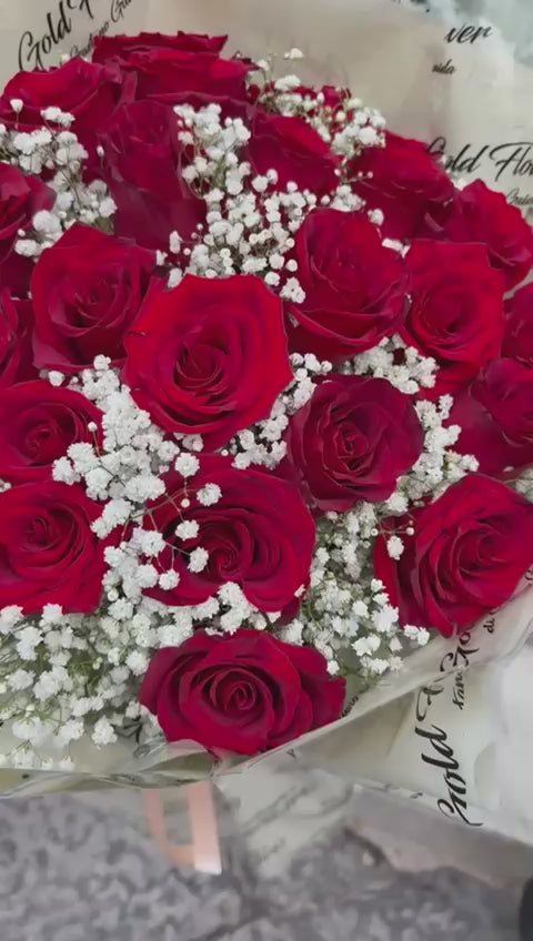 FASCIO DI ROSE (100 ROSE)