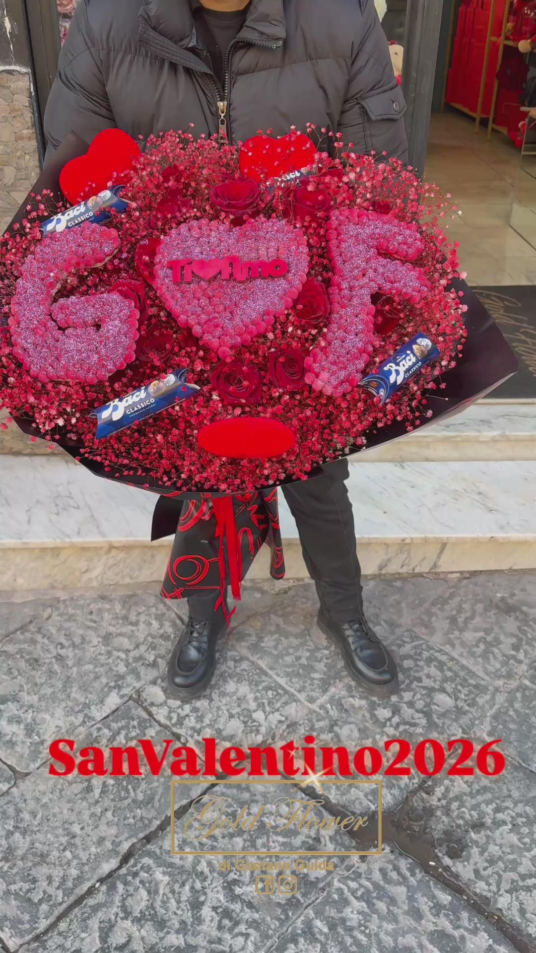 San Valentino Bouquet Iniziali