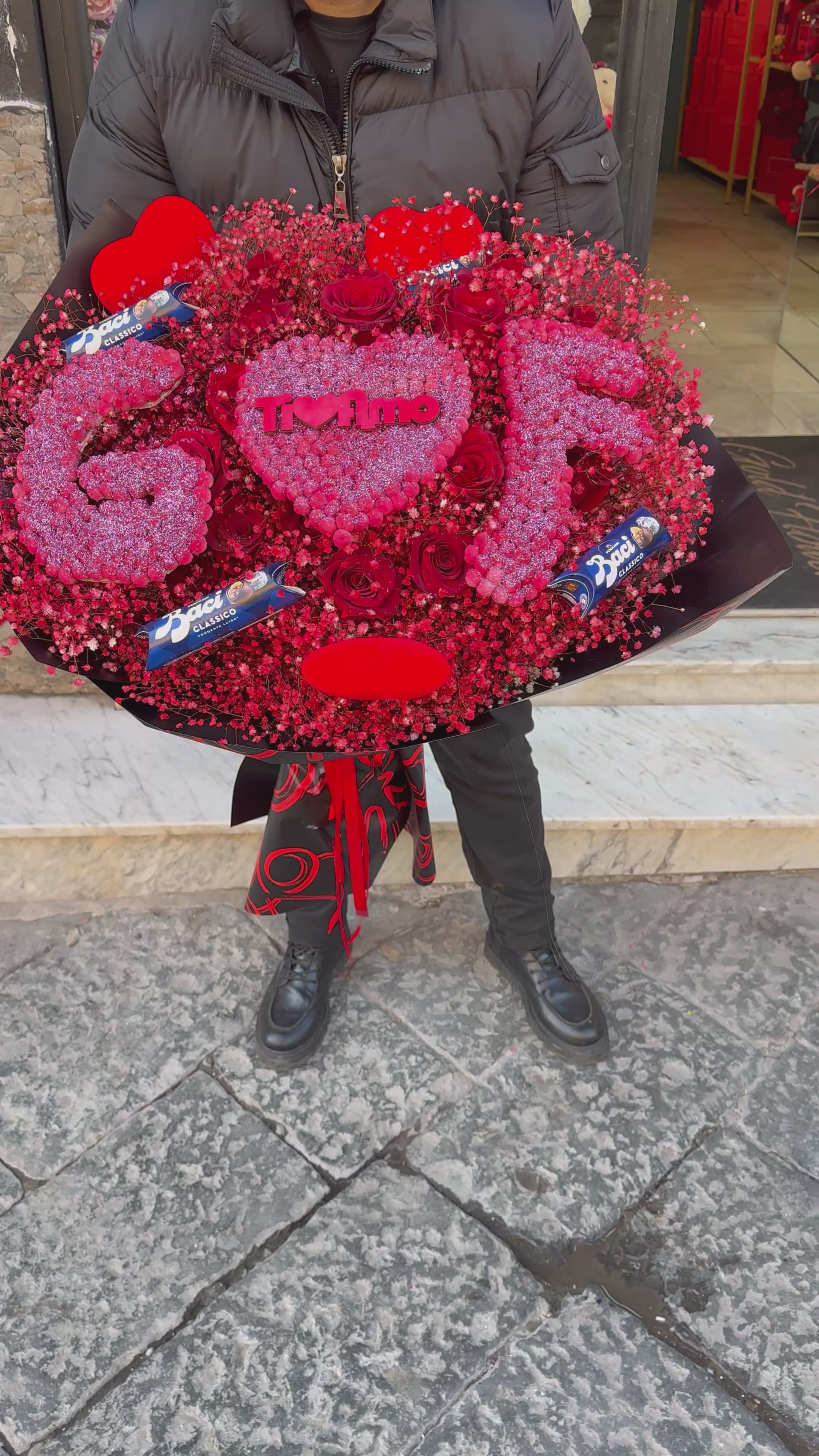 San Valentino Bouquet Iniziali